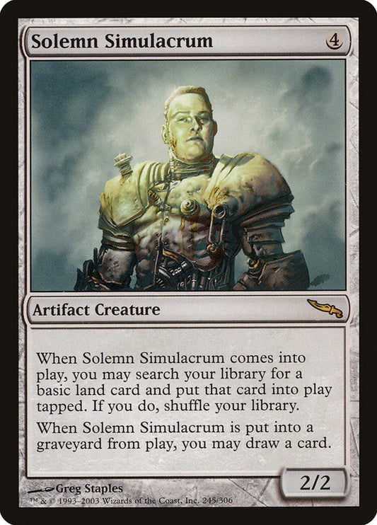 Solemn Simulacrum [Mirrodin]