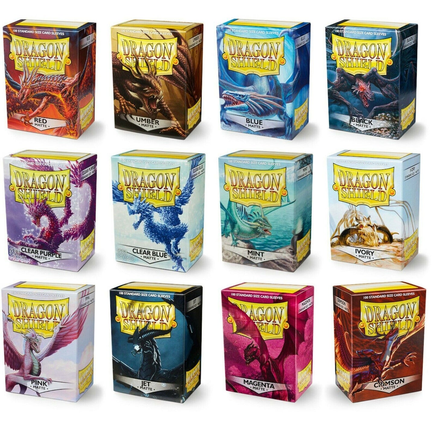 Dragon Shield: Matte Sleeves (100ct)